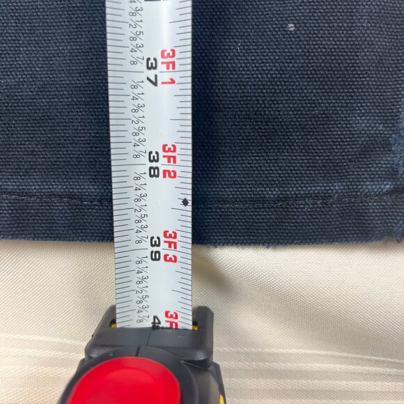 2011 Carhartt Double Knee Dungeree Fit Pants BL01 BLK 30x30 fits 28x29 measure - Picture 6 of 16